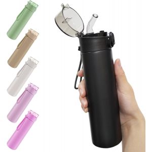 250ml Petite Bouteille Isotherme, Gourde Isotherme Avec Couvercle Verrouillable Anti-Fuite, Bouteille D'eau Acier Inoxydable &Agrave; Double Paroi, Sans Bpa, Pour Running, &Eacute;cole, Bureau (Noir) - Neuf