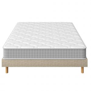 Ensemble Matelas Mousse 140x200 cm Epaisseur 30cm + Sommier D&eacute;co - Neuf