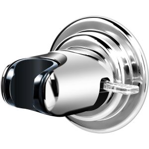 Support de Douche, Main Remplaçable Pommeau de Douche Sous Vide Solide, Universel Réglable, Support de Ventouse Mural Amovible, Plastique ABS - Neuf