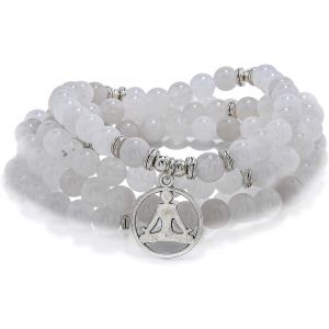 Kal-Yoga Charm 108 Mala Zen Bouddha Perles Bracelet Collier Pour Homme Ou Femme - Neuf