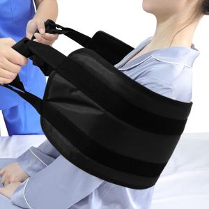 Ceinture De Transfert Pour Patients, 80 Cm, Pour Un Transfert En Toute Sécurité Dans Le Lit, La Voiture, Le Fauteuil Roulant, Le Lit Pour Les Personnes Handicapées, Âgées, Blessées (Noir) - Neuf