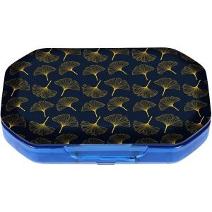 Tianyi-Boîte À Pilules À 6 Compartiments Petit Format Portable Avec Motif De Lotus De Rêve De Voyage Compact Pour Médicaments, Itamines Et Compléments Alimentaires - Neuf