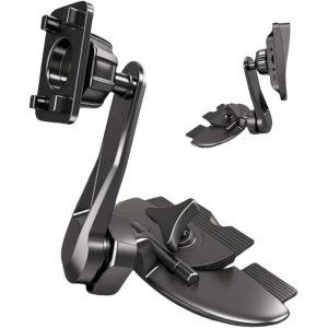 Support pour Lecteur CD pour &Eacute;cran CarPlay Bras Ajustable Compatible avec Les Moniteurs Embarqu&eacute;s Support CD Slot CarPlay - Neuf