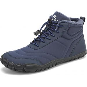 Ulteronixshop-Chaussures Hiver Pieds Nus Hommes Femmes Fourr&eacute;es Et Chaudes &Agrave; Large Bout Orteils R&eacute;sistant &Agrave; L'eau Chaussures De Course &Agrave; Pied De Trail Barefoot Bottes D'hiver - Neuf