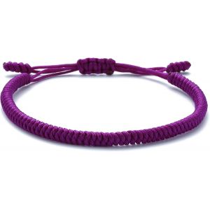 Eryi-Bracelet Porte-Bonheur Pour Adolescents, Hommes Et Femmes U2013 Bracelets D'amitié Tressés U2013 Fait À La Main Avec Amour U2013 Style Tibet U2013 Bracelet Réglable - Neuf