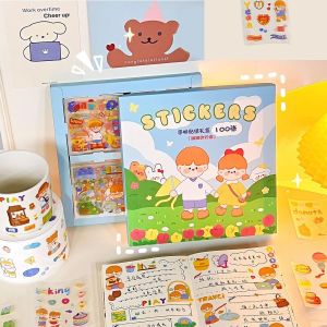 100 Pièces Autocollants Kawaii,Stickers Kawaii,Cute Stickers,Stickers Aesthetic,Autocollants Garçon Fille Kawaii,Sticker Scrapbooking Décorer Journal Intime,Bloc Notes,Téléphones Portables(Bleu) - Neuf