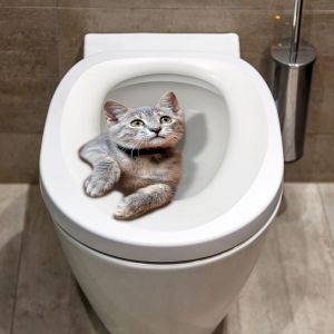Siège de toilette Autocollant ¿30*35 cm¿ - Neuf