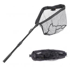 Filet De Peche Telescopique Triangulaire Pliable Et Portable En Alliage D'aluminium, Etanche Et Integre, Accessoire De 95 Cm - Neuf