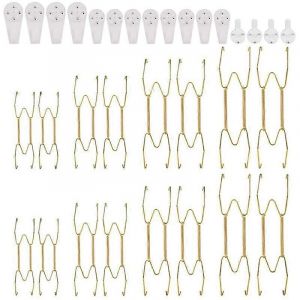 16 cintres de plaque PCS pour le mur 6 8 10 12 pouces cintres de plaque murale cintres de plaque décoratifs supports de plaque murale invisibles - Neuf