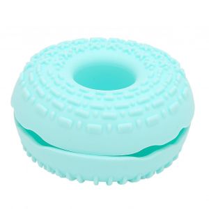 &Eacute;ponge En Silicone Pour Nettoyer Les Pinceaux De Maquillage,Bol De Nettoyage De Pinceau De Maquillage Portable Pour Femmes Maquilleuse Bleu - Neuf