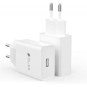 KALANKA-Type-C Chargeur Rapide pour Samsung Galaxy A15, A14, A13, A15, A12, 4G/5G, S10, S9, S8, A04S, A05S, A33, A23, A53, S24, S23, S22, S21, S20 Compatible Xiaomi Redmi, avec Blanc 2-Pack - Neuf