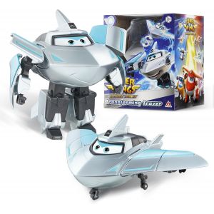 ERYI-Transformer Aeroplane Supercharged Traver, Hauteur Env. 12,7 Cm, Poupée Pour Enfants, Avion Jouet Et Figurine De Robot Pour Garçons Et Filles À Partir De 3 Ans, Silver - Neuf