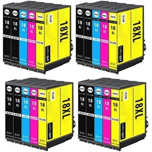 ERYI-20 Xl Cartouches D'Encre Compatible Avec Epson 18Xl Pour Expression Home Xp205 Xp215 Xp225 Xp302 Xp305 Xp312 Xp315 Xp322 Xp325 Xp402 Xp405 Xp412 Xp415 Xp422 Xp425 - Neuf