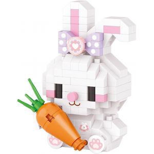 Mini Ensemble De Bloc De Construction Micro Animaux Mignons Pour La D&eacute;coration De La Maison Et Du Bureau Kljm-11 (Lapin, 170 Pi&egrave;ces) 8610 - Neuf