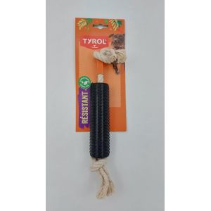 Eryi-- Jouet Interactif Cronos Pour Chien - Corde Avec Réservoir À Friandises - Végétal Et Naturel - 15 Cm - Ultra Résistant - Fabrication Européenne - Neuf