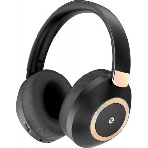 Casque Bluetooth sans Fil avec Réduction de Bruit Hybride Active - 100 Heures de Lecture - Casque sans Fil, Bluetooth 5.3, Hi-FI Audio, Léger & Pliable, Voyage/Travail/Domicile, Noir - Neuf