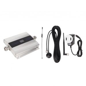 amplificateur de signal de telephone portable, repeteur de signal 4G a gain eleve, GSM DCS WCDMa 1800 MHz, 100 V a 240 V, prise americaine argentee - Neuf