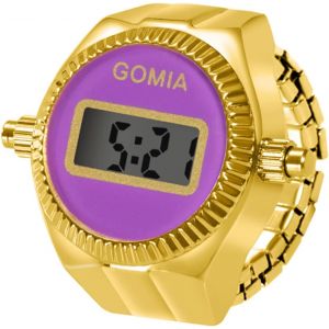 Bague Montre Extensible Num&eacute;rique,Montre Bague Femme Homme Doigt Ajustable,Bague Montre Etanche 1atm Fantaisie,Cadran Rond,Cadeau Pour Femme Et Homme.[J496] - Neuf