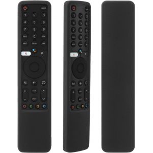 Étui de Protection en Silicone pour Xiaomi XMRM-19 Télécommande de Voix Bluetooth,Antichoc,Lavable,Non-Slip,Agréable pour la Peau (Noir) - Neuf