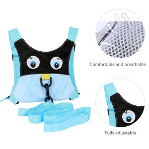 Harnais Anti-Perte Pour B&eacute;b&eacute; - Laisse De S&eacute;curit&eacute; Portable Pour Enfants,Noir Noir - Neuf
