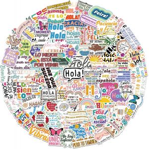 100 Pcs Stickers,Autocollant Motivation,Citation Positive,Stickers Scrapbooking,Autocollant Agenda,Stickers Journaling,Autocollant Ordinateur Portable,Stickers Valise,Vinyle Étanche - Neuf