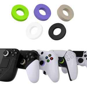 LKLJIJ-10 pcs Precision Rings pour ps5 Manette Anneaux Précision pour ps4 pour Xbox Series X S pour Xbox One pour Switch Pro pour Steam Deck,Aim Assist Anneaux d'Assistance Accessoires pour ps5 - Neuf