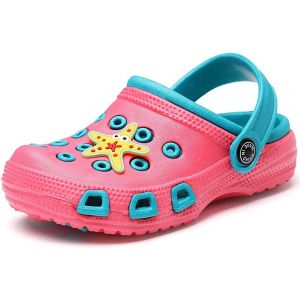 Utigh-Sabots Et Mules Enfants Été Sandales De Plage À Enfiler Chaussures Mixte Enfant Bébé Fille Garçon Antidérapant Piscine De Jardin Pantoufles - Neuf