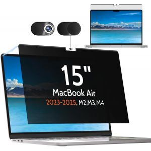 ChicSlick-Magn&eacute;tique Filtre De Confidentialit&eacute; Pour Macbook Air 15 Pouces (2023-2025,M2 M3 M4), Anti-Espion/Anti Bleu-Lumi&egrave;re Filtre &Eacute;cran Confidentialit&eacute;, Amovible Ecran Protection Pour Mac[X1136] - Neuf