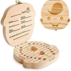 Bo&icirc;te De Rangement De Dents Pour Gar&ccedil;ons, Bo&icirc;te De Sauvegarde De Dents De B&eacute;b&eacute;, Bo&icirc;te Pour B&eacute;b&eacute;, Dents De Lait Pour Enfants/Cordon Ombilical/Bo&icirc;tes De Rangement De M&eacute;moire Organisateur Pour Gar&ccedil;ons - Neuf