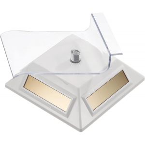 Kal-Solaire Affiche Support Table Tournante, 360 Degr&eacute; Double Emploi Rotation Tirer Table Pour T&eacute;l&eacute;phone Montre, Blanc - Neuf