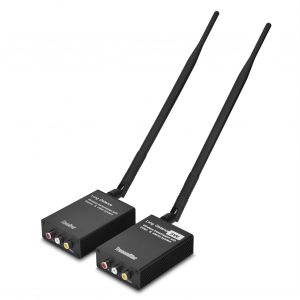 Transmetteur Et Recepteur Audio/Video Sans Fil Av 100 V-240 V 3 W 2,4 Ghz, Noir - Neuf