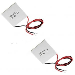 2Pcs 40X40mm Générateur d'énergie thermoélectrique SP1848-27145 Module TEG Peltier - Neuf