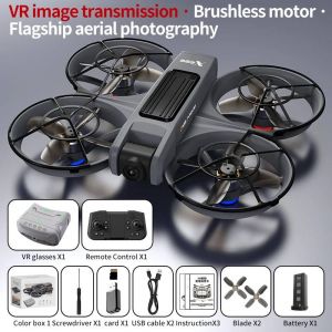 X226 Vr Drone 8k Hd Double Caméra Fpv Drones Moteur Sans Brosse Wifi 2.4g/5g Rc Quadrirotor Flux Optique Positionnement Mini Drone Jouets-Drone-Vr- - Neuf