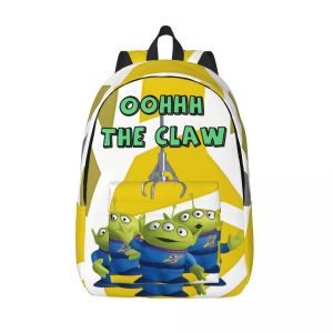 Cadeau de rentrée scolaire, sac à dos grande capacité pour enfants, motif Toy Story, motif Aliens, autocollants, pour les employés de bureau, ideal pour le voyage - Neuf