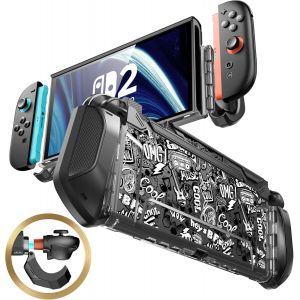Coque pour Nintendo Switch 2 (2025) [S&eacute;rie Blade] Protection Robuste Dockable Poign&eacute;e TPU [Joy-Con &agrave; Retrait Rapide] Accessoires Switch 2 &Eacute;tui pour NS 2 7,9 Pouces,Mixtape - Neuf