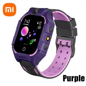 Xiaomi Enfants 4G Montre Intelligente Sos Gps Localisation Carte Sim Appel Enfant Montre Intelligente Caméra Étanche Garçons Fille Cadeau Pour Ios Android.Purple. - Neuf