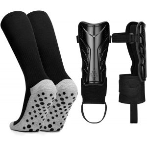 Kalanka-Chaussettes De Football Pour Enfants De 3 &Agrave; 16 Ans Avec Prot&egrave;ge-Tibias - Longues Chaussettes De Football Antid&eacute;rapantes Pour Gar&ccedil;ons Et Filles - Entra&icirc;nement De Football - Neuf