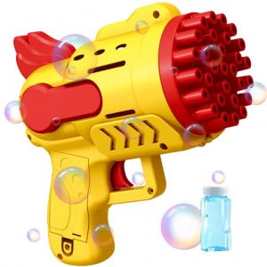 Machine A Bulles Electrique A 29 Trous Pour Enfants, Jouet D'exterieur, Pistolet A Bulles, Jouets Pour Enfants, Cadeaux - Neuf