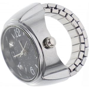 Montre &Agrave; Anneau &Eacute;tudiante Infirmi&egrave;re Cadeaux Montre Num&eacute;rique Pour Femme Homme Montre Minimaliste En M&eacute;tal Montre Chat Vintage Anneaux Punk Vintage Montre &Agrave; Doigt D&eacute;contract&eacute;e - Neuf