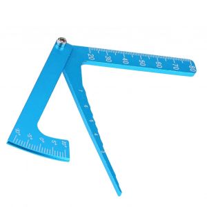Regle bleue reglable pour le reglage du carrossage, la mesure de la hauteur de la voiture et du carrossage des jantes. - Neuf