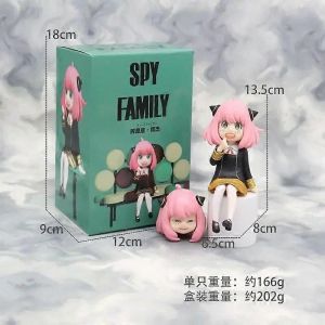 16cm SPYFAMILY Anime Figurine No&euml;l Anya PVC Action Figurine Anya Forger Figurine No&euml;l Collection Cadeau Mod&egrave;le Jouet - Neuf