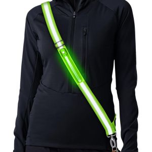 Acdsgd-Led Ceinture R&eacute;fl&eacute;chissante Rechargeable, Ceinture De Course R&eacute;fl&eacute;chissante, Bandes R&eacute;fl&eacute;chissantes, Ceinture De S&eacute;curit&eacute; Lumineux, Pour La Course, De Marche Le V&eacute;lo, La Moto - Neuf