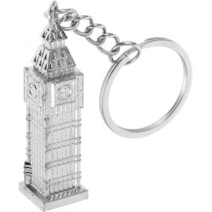 KAL-Porte-Clés Big Ben De Londres De Style Vintage Londres Porte-Clés Souvenir De Londres Porte-Clés Pour Sac Alliage De Zinc Argent - Neuf