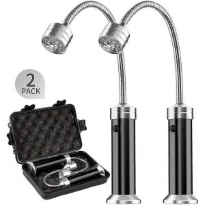 Lampe pour barbecue, lampe magn&eacute;tique pour barbecue, ensemble d'&eacute;clairage pour barbecue, accessoires pour barbecue, fonctionne sur piles, (noir) - Neuf