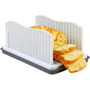 Trancheuse À Pain Améliorée,Machine À Sandwich/Toast Multifonctionnelle,Pliable Et Réglable,Poignée Manuelle Pliable Et Compacte Pour Pain Toast Fait Maison - Neuf