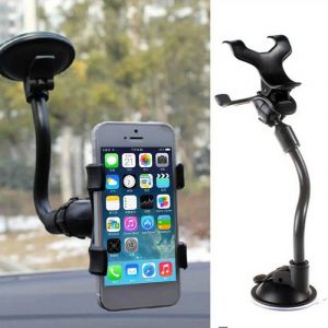 360 Rotation Ventouse Support De T&eacute;l&eacute;phone De Voiture Support De Montage Flexible Support De Cellule Mobile Pour Iphone Samsung Xiaomi Clip Support De T&eacute;l&eacute;phone Dans La Voiture-Only Car Holder- - Neuf