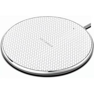 KALANKA-Tapis de charge sans fil 15 W pour iPhone 16/15/14/13 Pro/Pro Max/XS Max/XR/SE, Samsung Galaxy S22/S21/S20/S10/S9/Note 10/9, Xiaomi, AirPods 2/Pro/Galaxy Buds (blanc) - Neuf