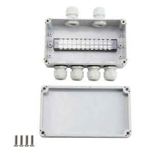 Boîte de jonction étanche IP66 2 en 4 sortie Boîtier électrique étanche pour fil de diamètre 4-8 mm - Neuf