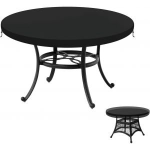 Cfus-Housse Plateau Table De Jardin 82x10cm Bache De Protection Exterieur Housse Table Jardin Ronde Bâche Table De Jardin Imperméable Housse Pour Table De Jardin Anti-Uv Bache Table Exterieur - Neuf