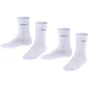 Kalanka-Mixte Enfant Foot Logo 2-Pack Chaussettes Respirantes Durables Biologiques Coton Renforc&eacute;es Douces Couture Plate Aux Orteils Unies Pour Vie Quotidienne Et &Eacute;cole Multipack Lot De 2 Paires - Neuf